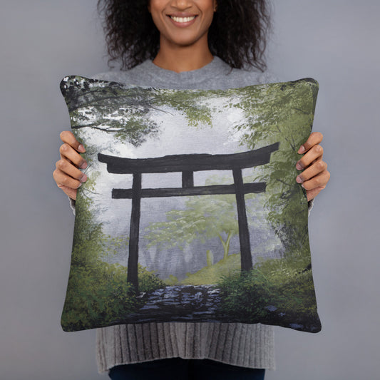 "Aokigahara Forest" Pillow