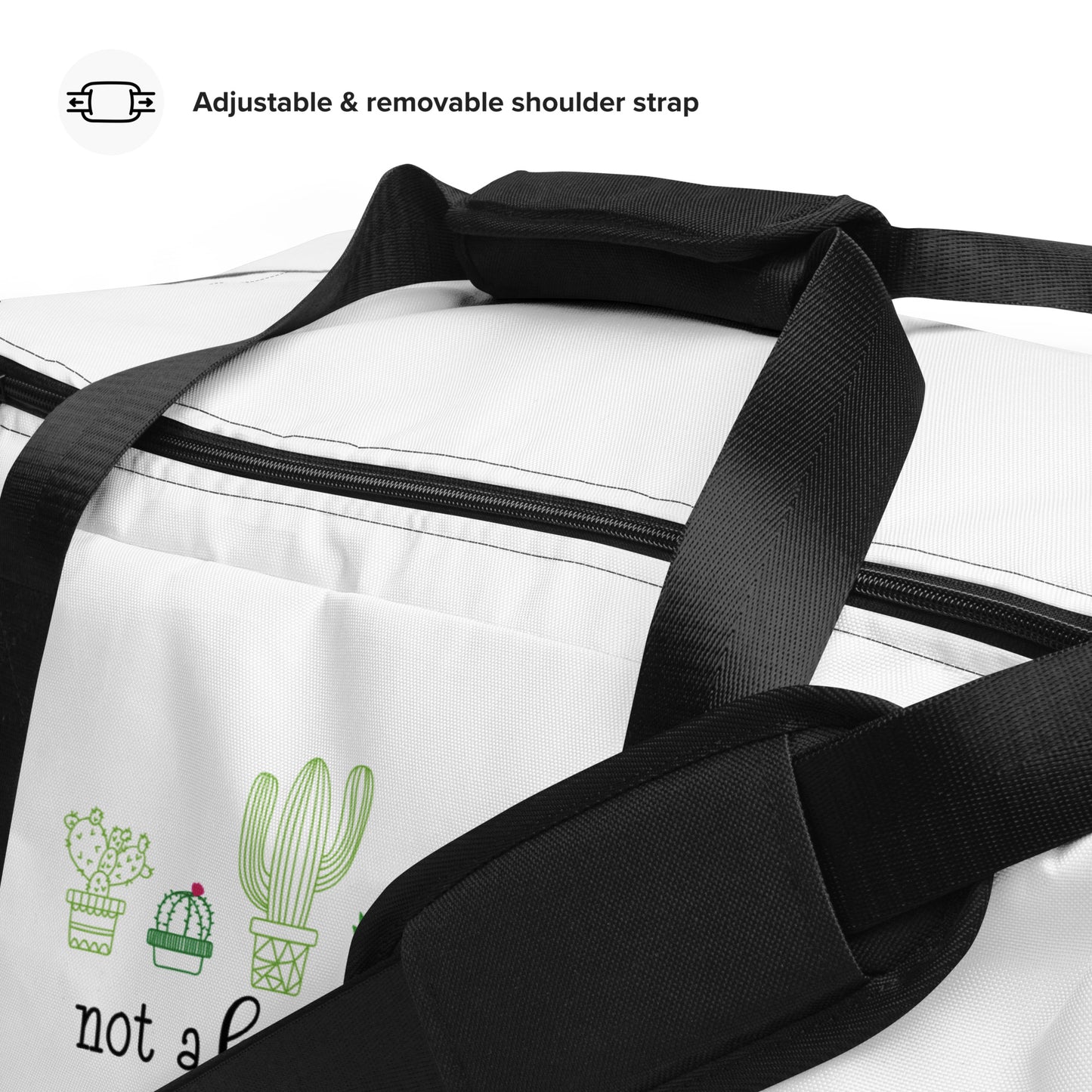not a hugger duffle bag