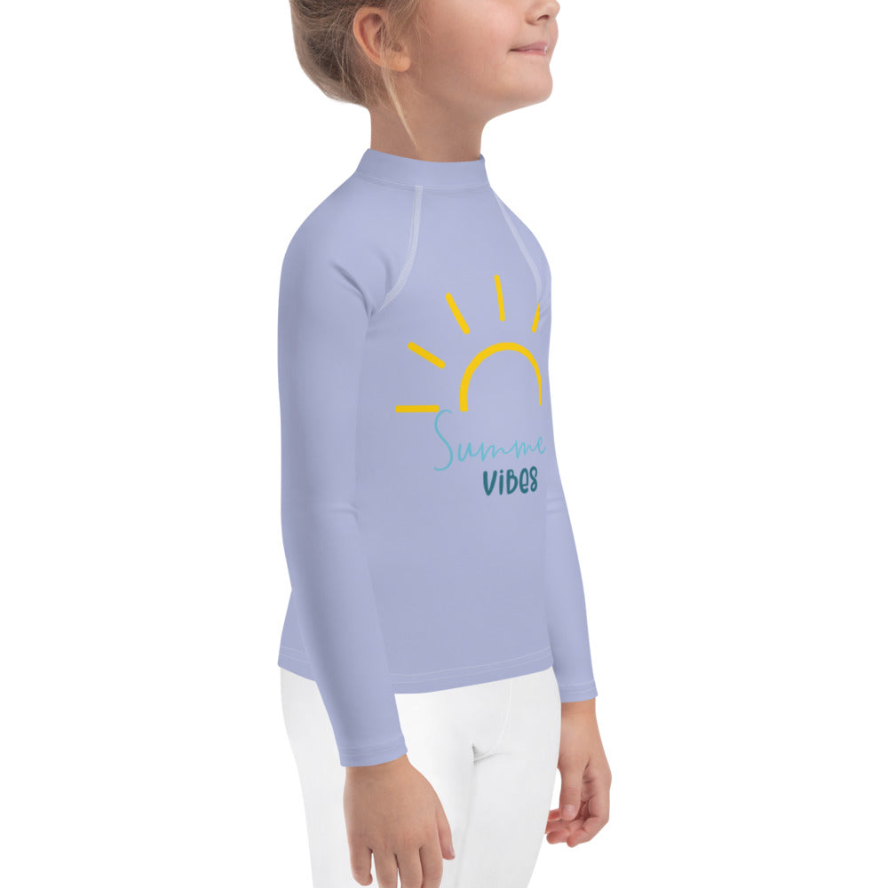Summer Vibes Kids Rash Guard