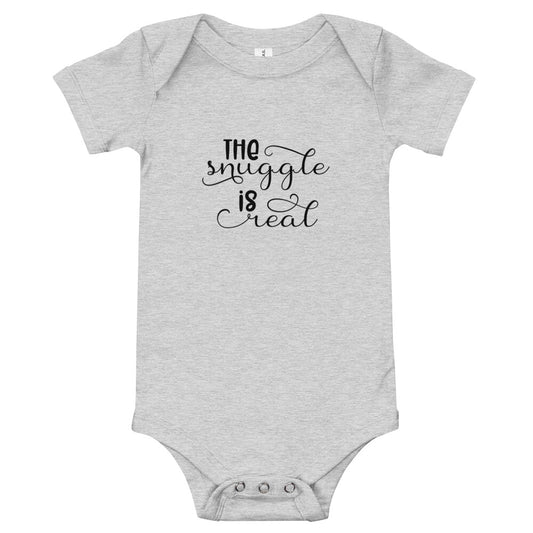 the snuggle is real baby short sleeve