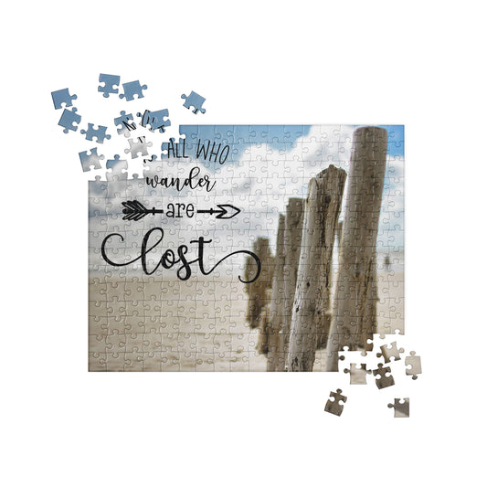 not all who wander are lost jigsaw puzzle
