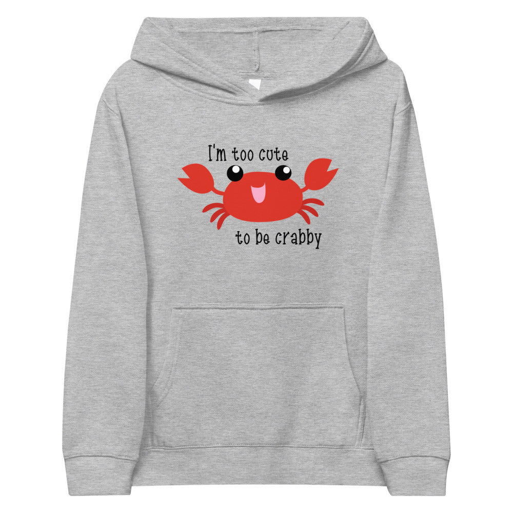 too cute Kids fleece hoodie
