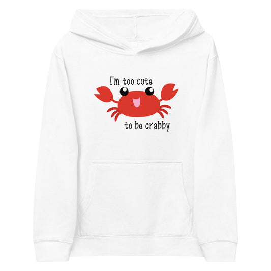 too cute Kids fleece hoodie