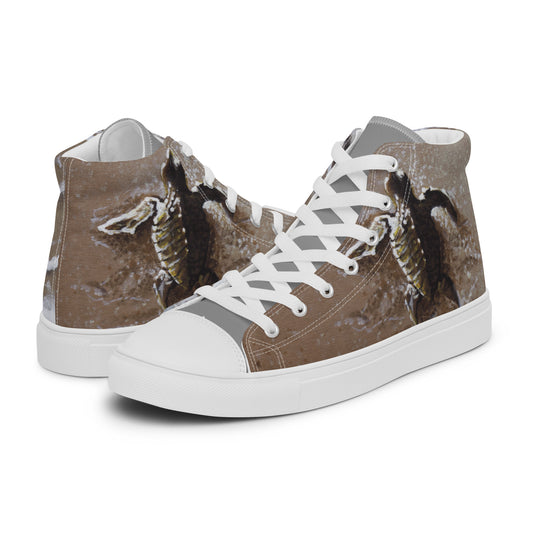 "Life's next generation" men’s high top canvas shoes