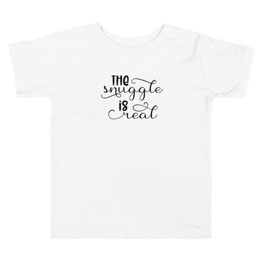 The Snuggle is Real Toddler Short Sleeve Tee