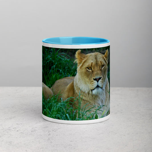 Lioness Mug with Color Inside