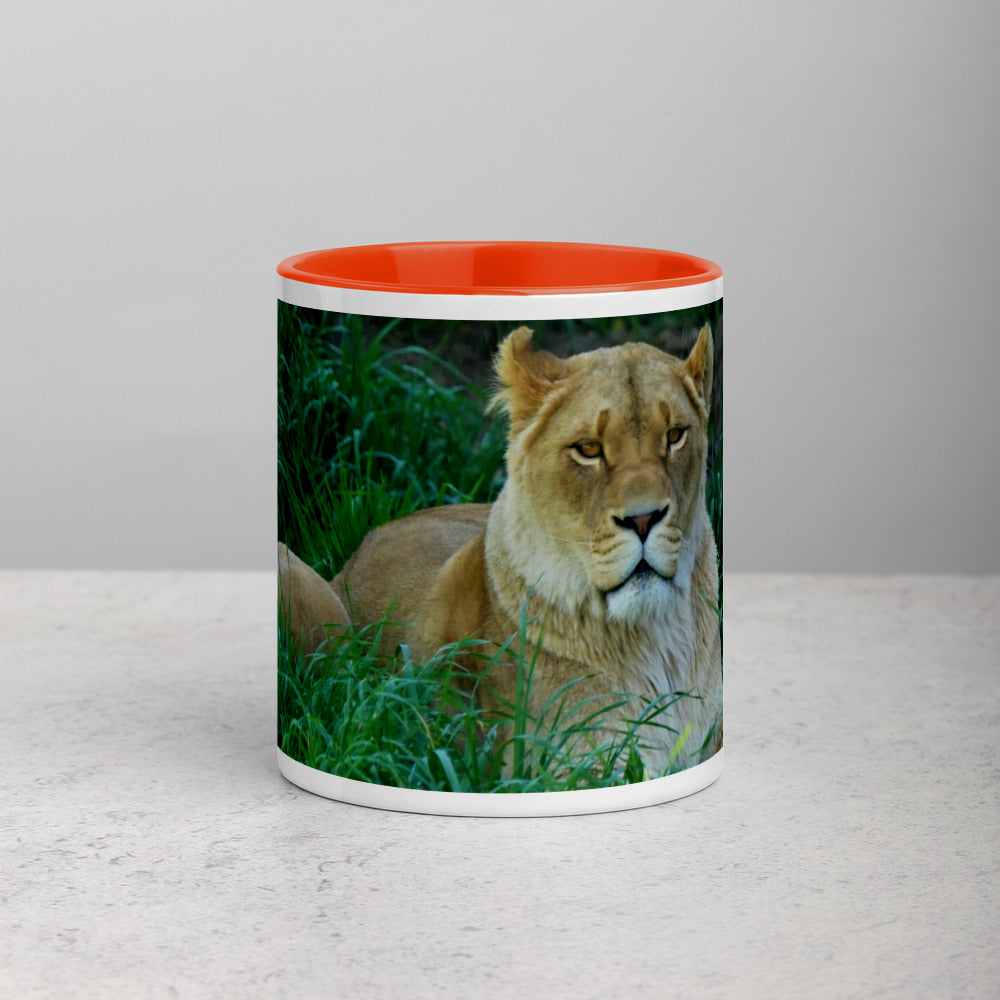 Lioness Mug with Color Inside