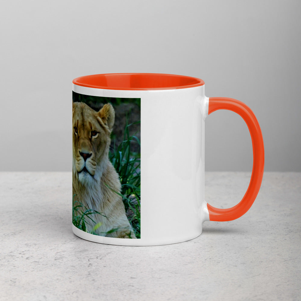 Lioness Mug with Color Inside