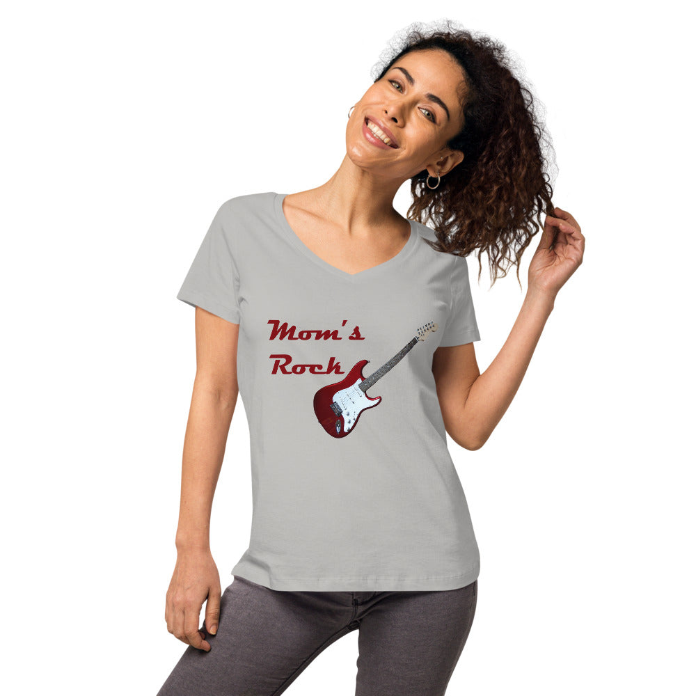 Women’s fitted v-neck t-shirt