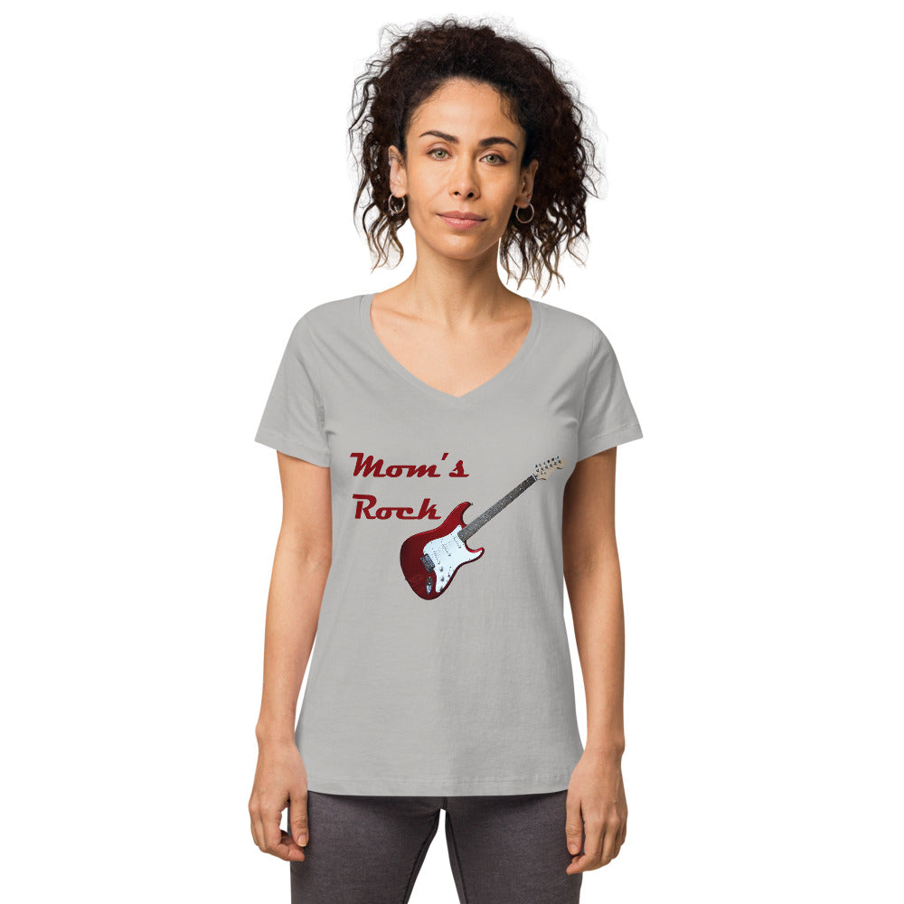Women’s fitted v-neck t-shirt