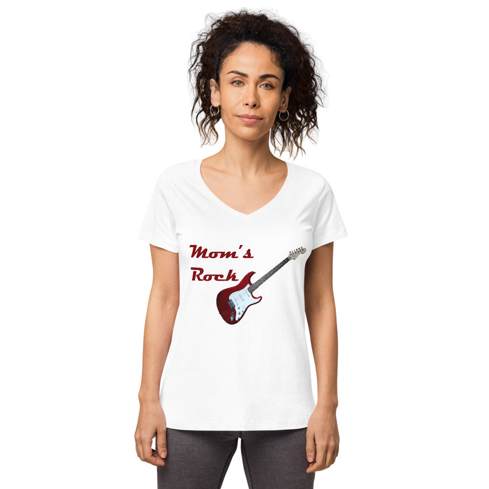 Women’s fitted v-neck t-shirt