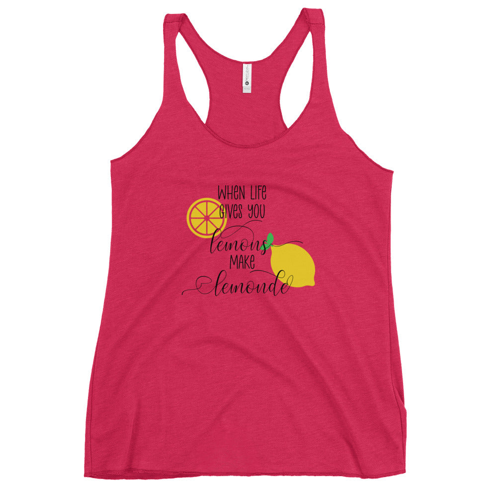 When Life Gives You Lemons Women's Racerback Tank