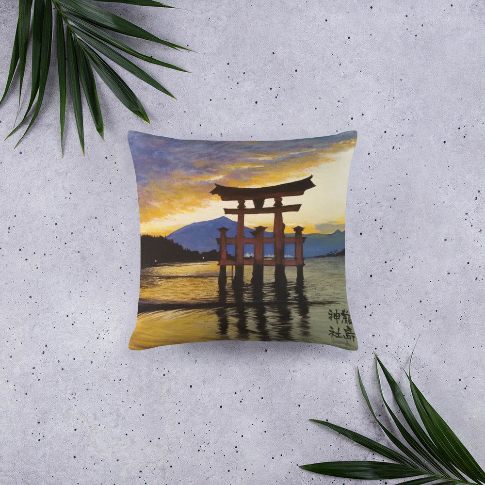 "Itsukushima Shrine" Pillow