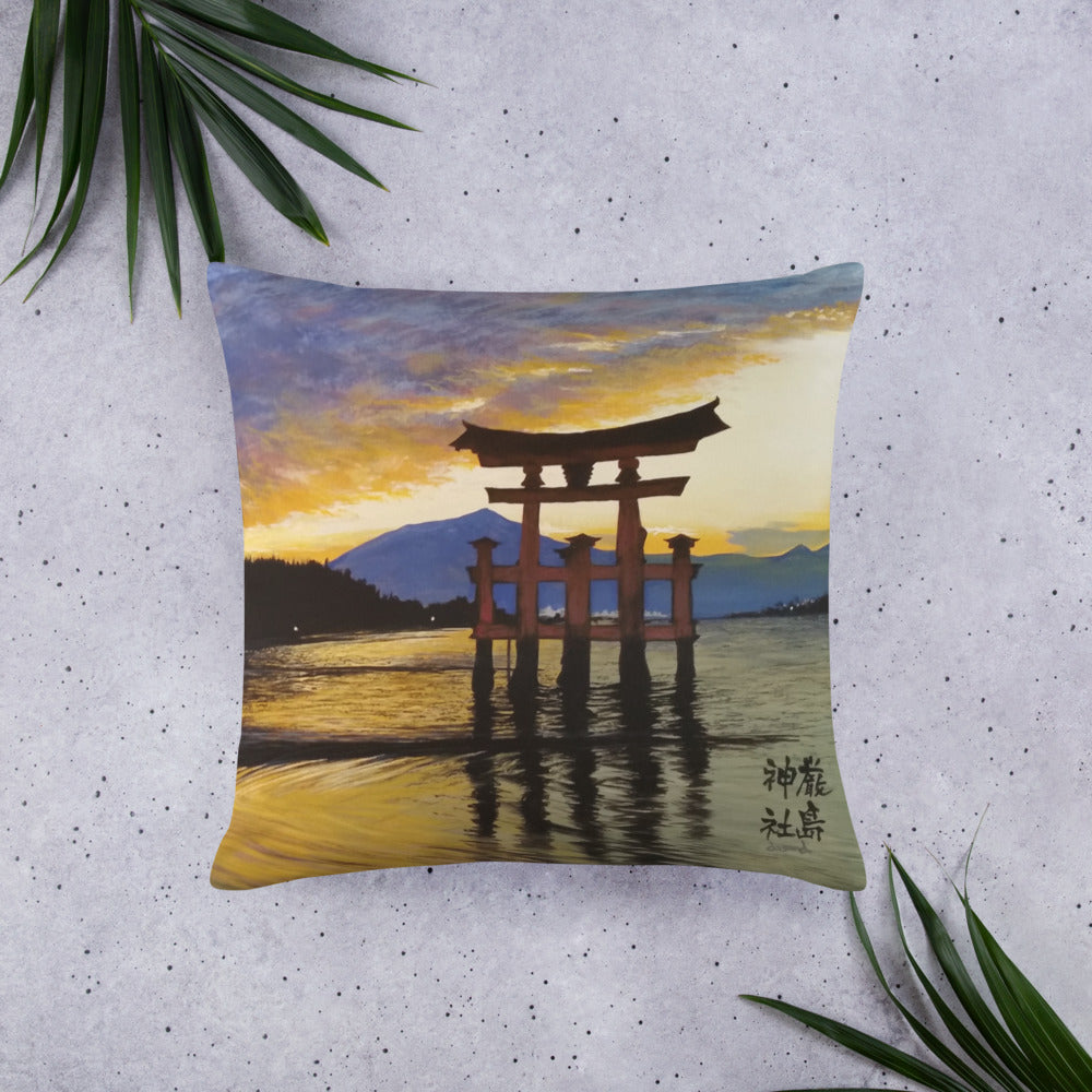 "Itsukushima Shrine" Pillow