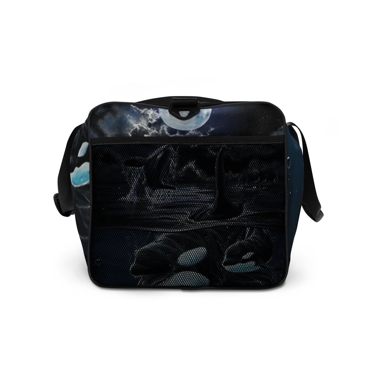 "Moonlit playtime" orcas Duffle bag