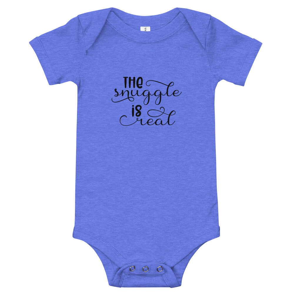 the snuggle is real baby short sleeve