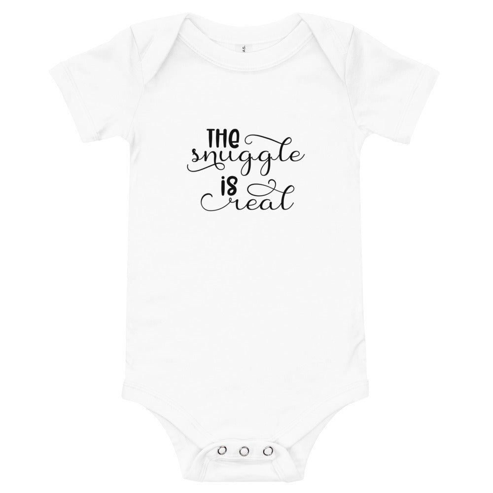 the snuggle is real baby short sleeve