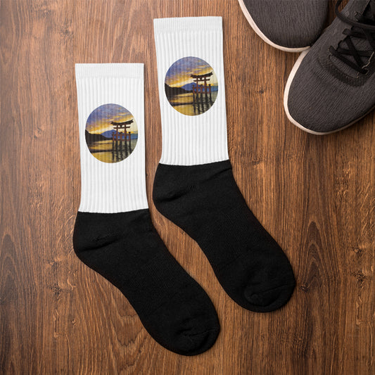 "Itsukushima Shrine" Socks