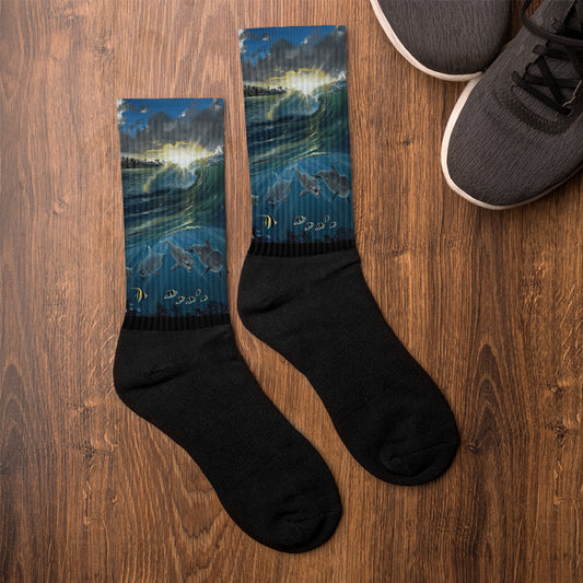 "Sunset Smiles" Socks