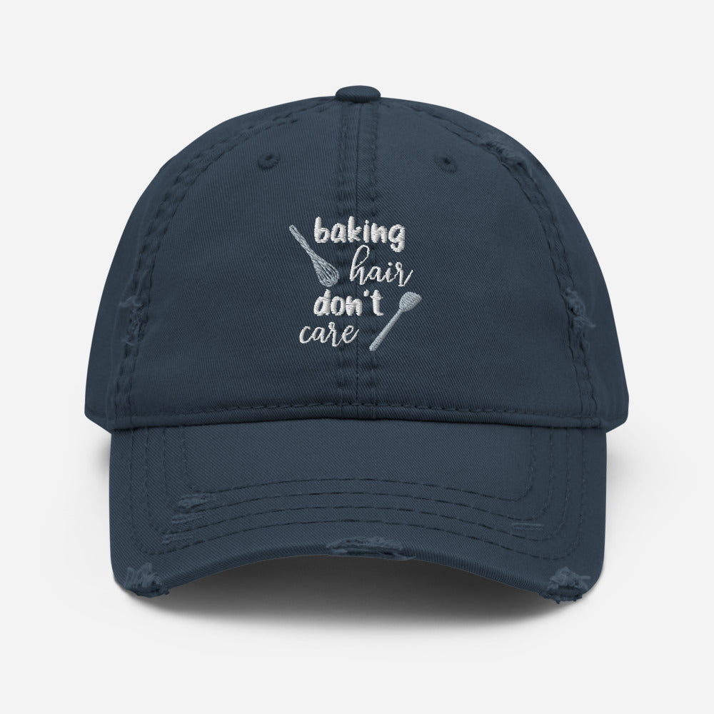 Baking Hair Distressed Hat