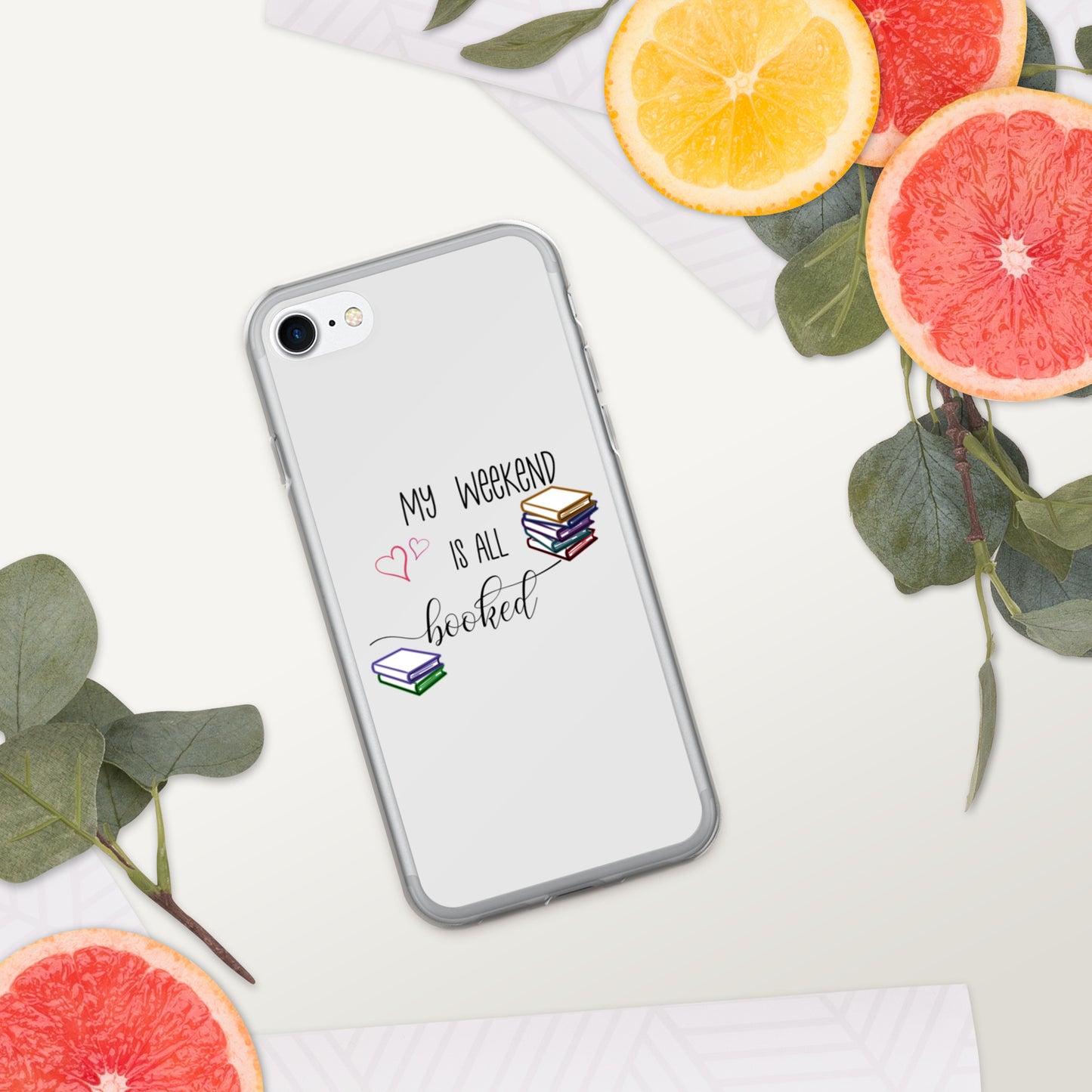 all booked iPhone Case