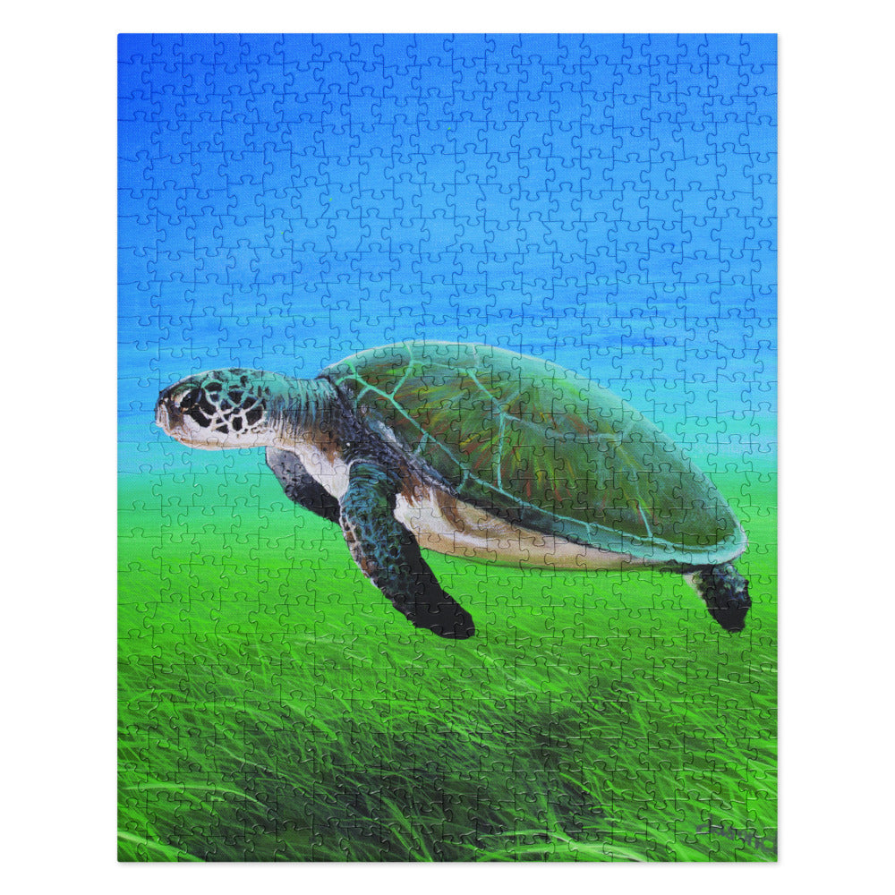 "Endless Search" Sea Turtle Jigsaw puzzle
