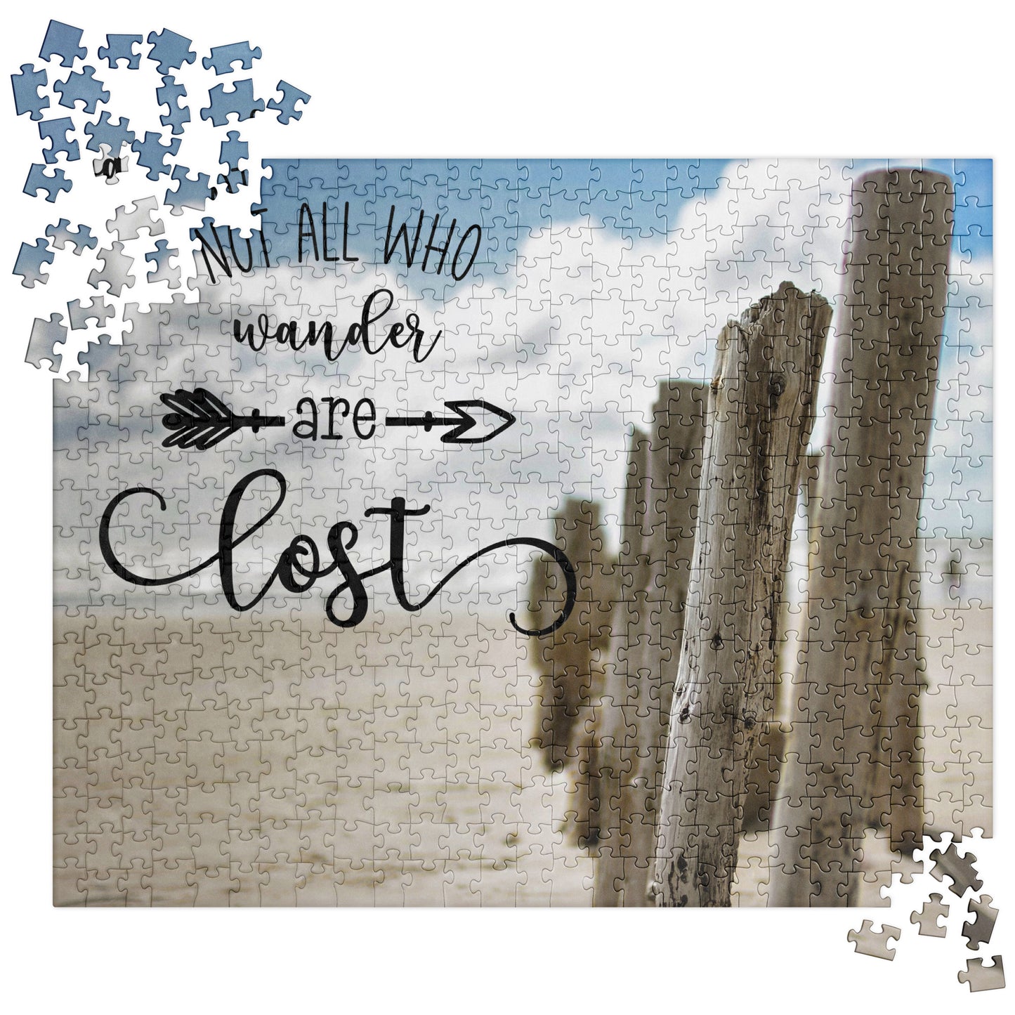 not all who wander are lost jigsaw puzzle