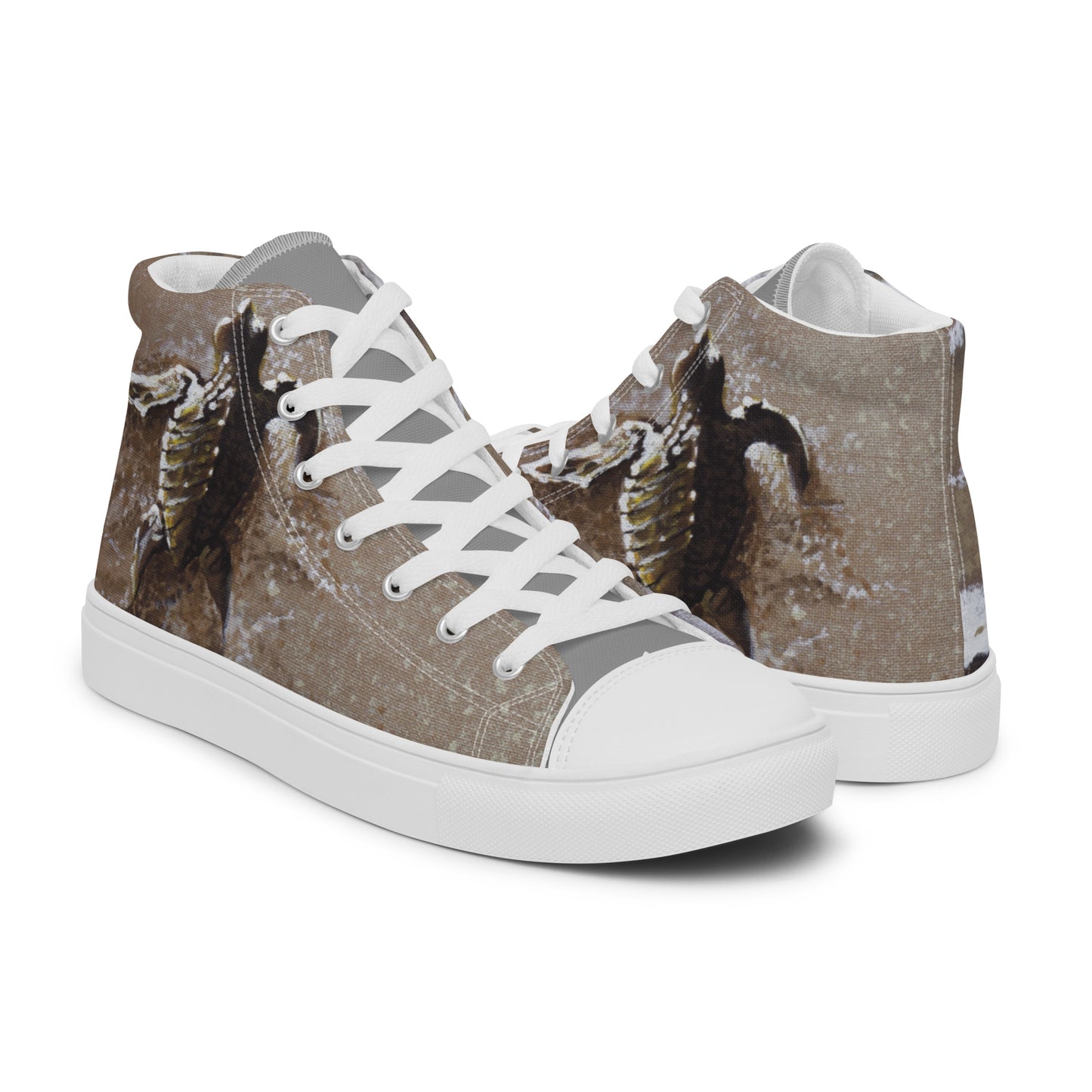 "Life's next generation" men’s high top canvas shoes
