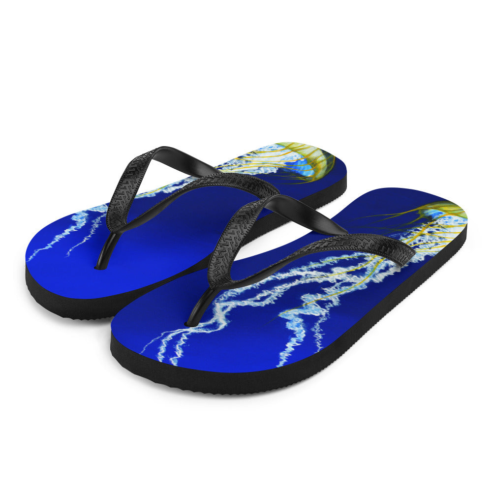"Jelly Dive" Flip-Flops