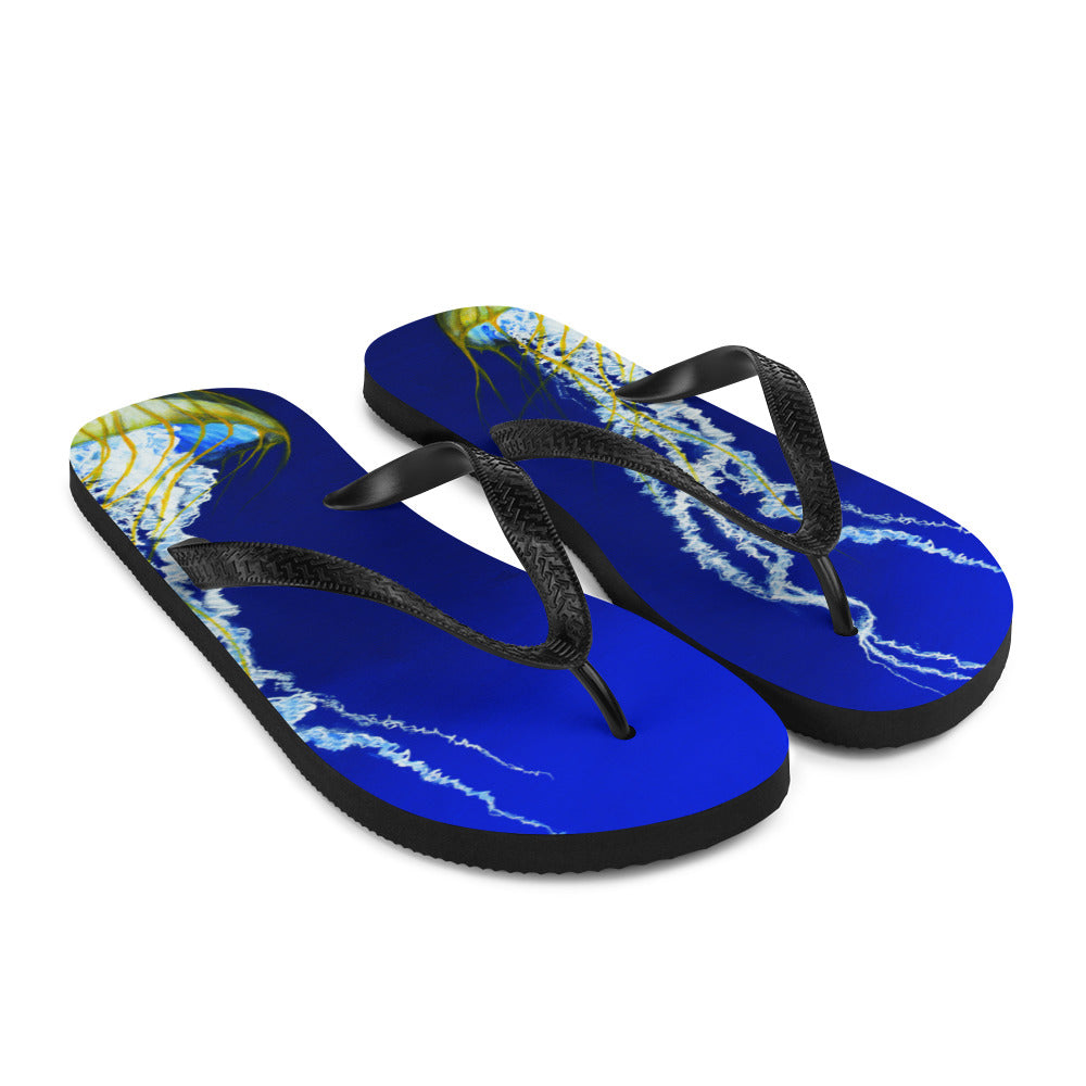 "Jelly Dive" Flip-Flops