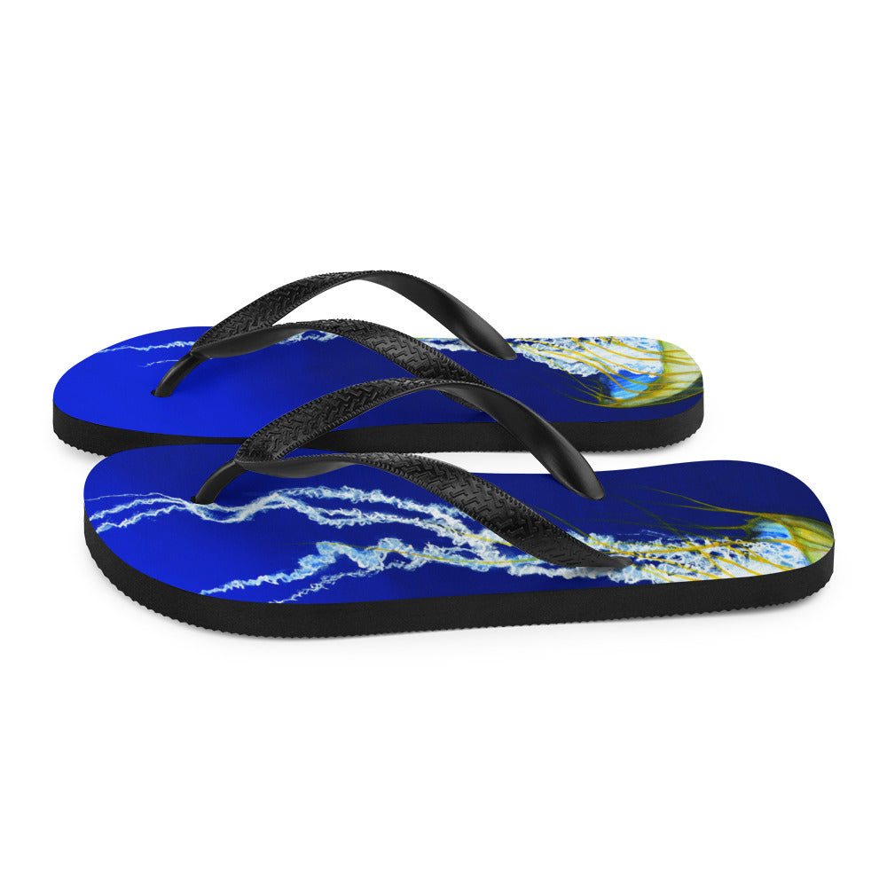 "Jelly Dive" Flip-Flops