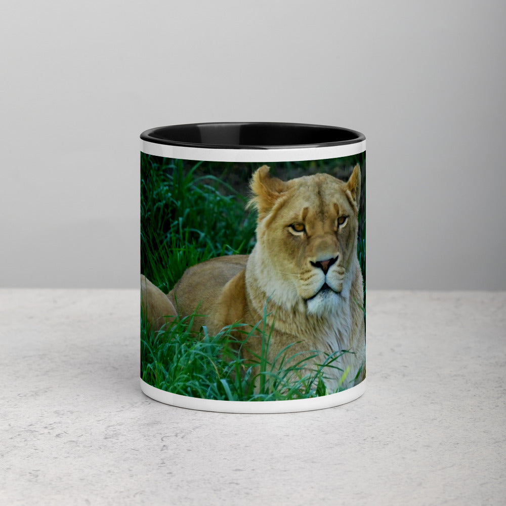 Lioness Mug with Color Inside