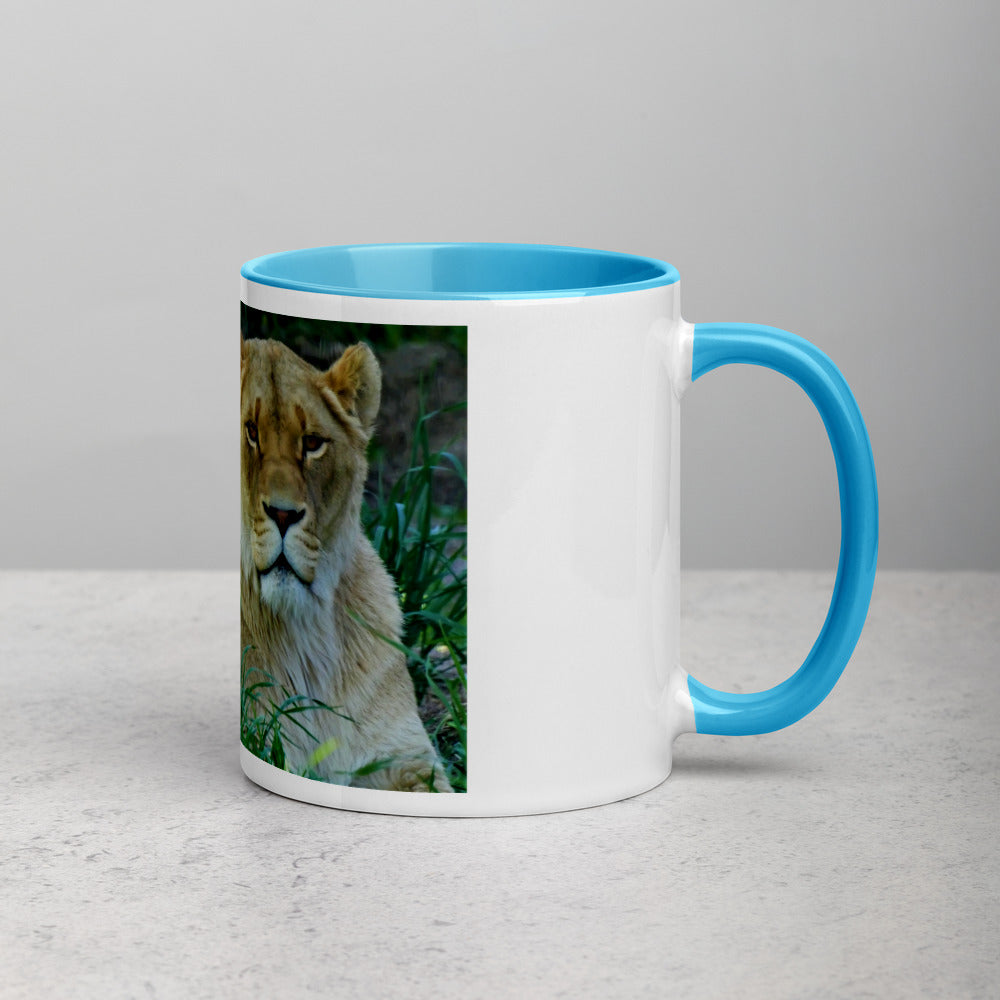 Lioness Mug with Color Inside