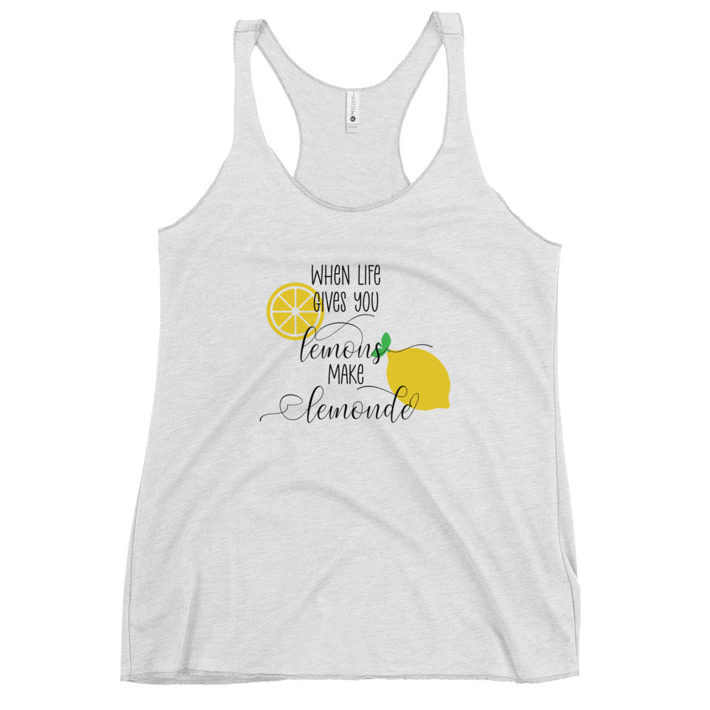 When Life Gives You Lemons Women's Racerback Tank