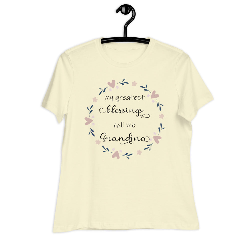 Greatest blessings call me Grandma Women's T-Shirt