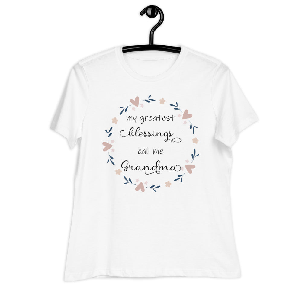 Greatest blessings call me Grandma Women's T-Shirt